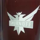Four SMIRNOFF Ruby Red Glasses - Advertising