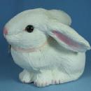 Easter Papier Mache RABBIT Figure - Easter Spring or Holiday Decoration