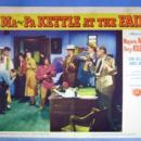MA & PA KETTLE at the FAIR 1952 Original Lobby Card Sign Group