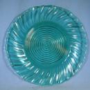 old SWIRL Depression Glass Jeannette ULTRA-MARINE Plate