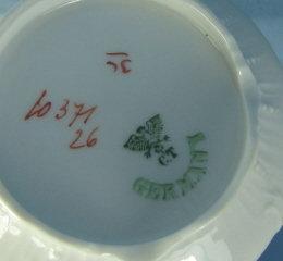 CT Prussia Germany HAND PAINTED Porcelain Teacup