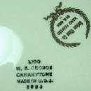 22k Gold Rim COLONIAL Scene Porcelain Plate