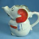 ELEPHANT Creamer Pitcher Hand Painted - Pottery/Porcelain