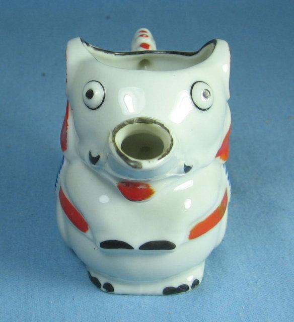ELEPHANT Creamer Pitcher Hand Painted - Pottery/Porcelain