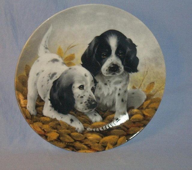 Knowles SHIRT TALES - THE COCKER SPANIEL Porcelain Plate
