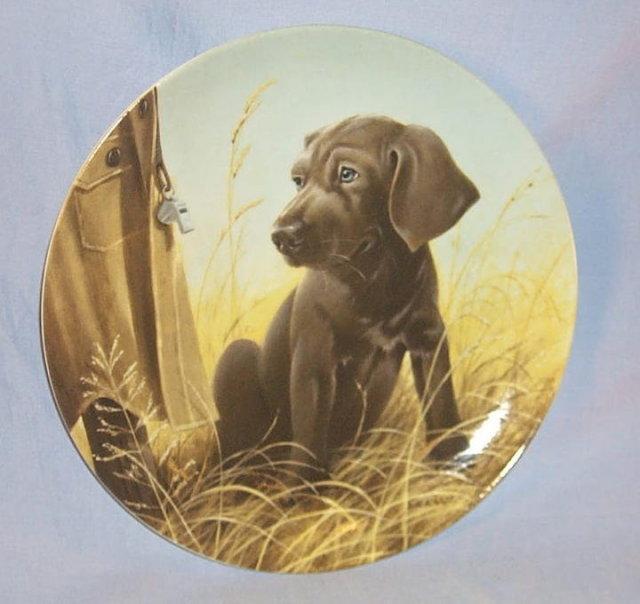 Knowles FINE FEATHERED FRIENDS - ENGLISH SETTER Porcelain Plate