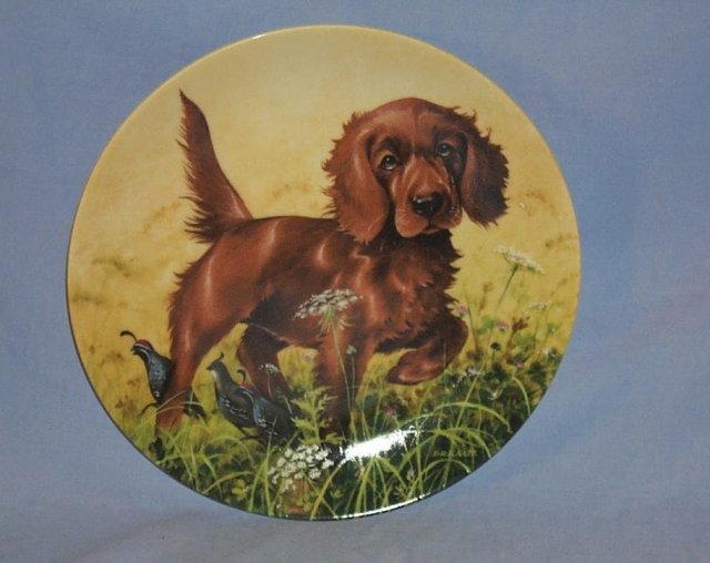 Knowles COMMAND PERFORMANCE - WEIMARANER Porcelain Plate