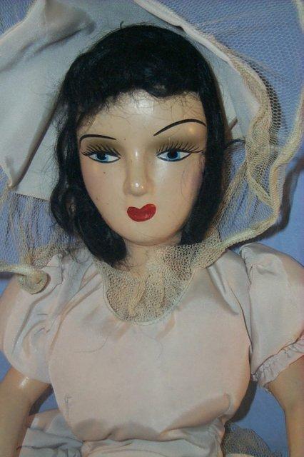 Black Haired BOUDOIR DOLL - Collectibles