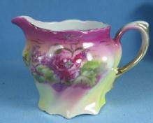 Antique German Lustre Creamer Pitcher - Luster Porcelain