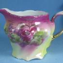 Antique German Lustre Creamer Pitcher - Luster Porcelain
