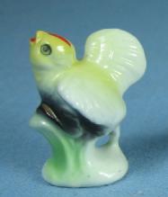 Miniature DOLL HOUSE CHICKEN - VintagePorcelain Pottery