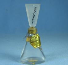Vintage HYPNOTIQUE Perfume French Mini Bottle - Frosted Glass Stopper