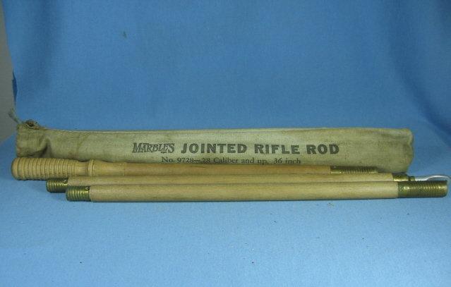 MARBLES Jointed Rifle Rod - Gun Cleaning Kit - Vintage Sporting