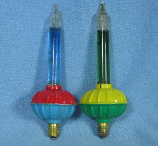 Christmas BUBBLE LIGHT BULBS - Vintage Holiday Decoration