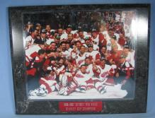 Detroit Red Wing Hockey 1996-1997 STANLEY CUP CHAMPIONS Team Photograph - sporting