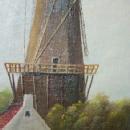 Signed WINDMILL Framed Oil Painting - Misc.