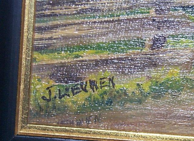 Signed WINDMILL Framed Oil Painting - Misc.