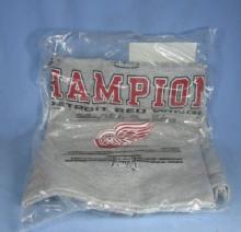 old 2002 Detroit RED WING Stanley Cup T-Shirt - sporting