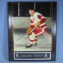 old Detroit RED WING Framed GORDIE HOWE Photograph - sporting