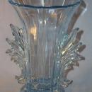 Blue Fostoria BAROQUE Glass Vase