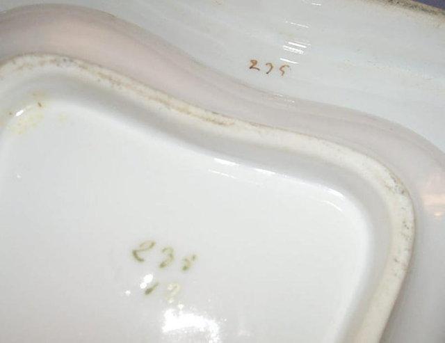 Colorful EGRET Decorated Porcelain Berry Bowl Set