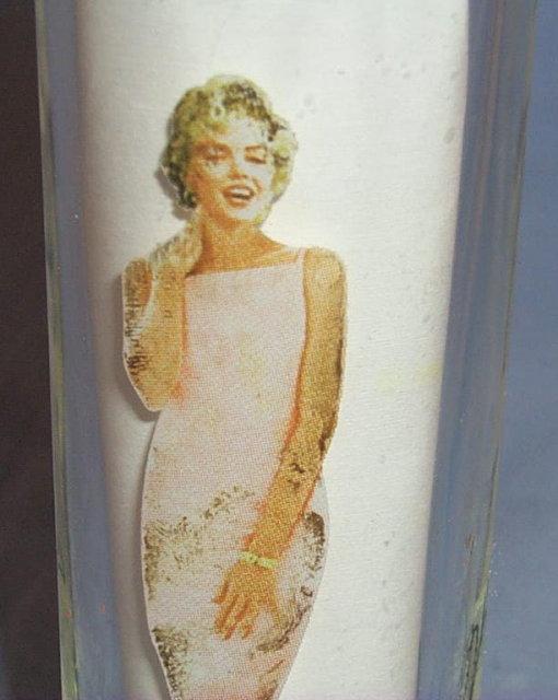 Pair of MARILYN MONROE Glass Shot Glasses