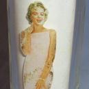 Pair of MARILYN MONROE Glass Shot Glasses