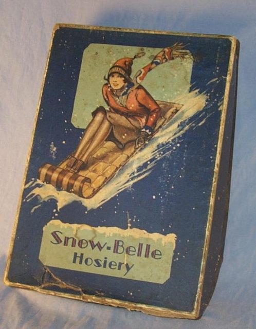 Three Pairs SNOW- BELLE HOISERY in Original Box - Textiles