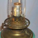 Beautiful IRIS Hurricane Electrified Oil Lamp- Fine Art & Lamps
