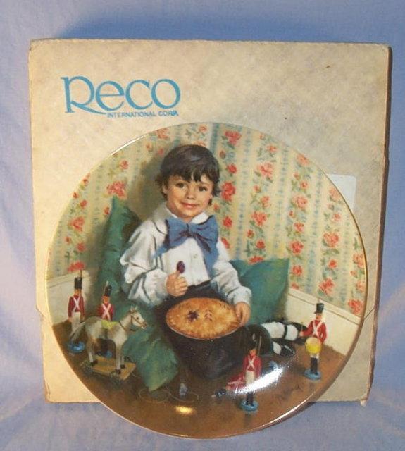 LITTLE JACK HORNER Collectible Porcelain Plate