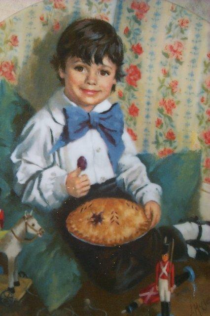 LITTLE JACK HORNER Collectible Porcelain Plate