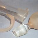 Satin Pink Liqueor Decanter / Stem Glass Set