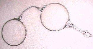 LORGNETTE Folding Eye Glassess - Silver