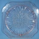 old vintage ADAM Pink Depression Glass Footed Cake or Torte Plate Server