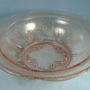 old vintage ROYAL LACE Pink Depression Glass Large Serving Bowl