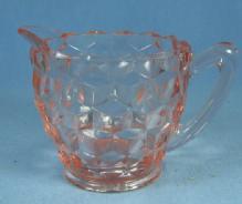 old vintage Fostoria AMERICAN Pink Depression Glass Creamer Pitcher