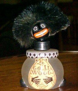 Golli Golliwogg VIGNY Perfume Bottle - Glass