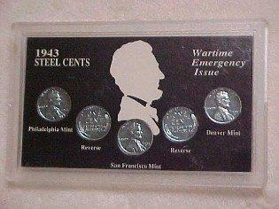 1943 STEEL CENTS - Metalware