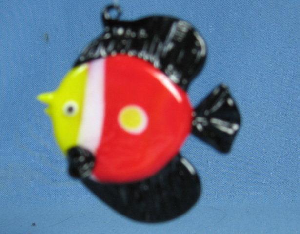 Hand Blown Glass FISH Ornament or Sun Catcher