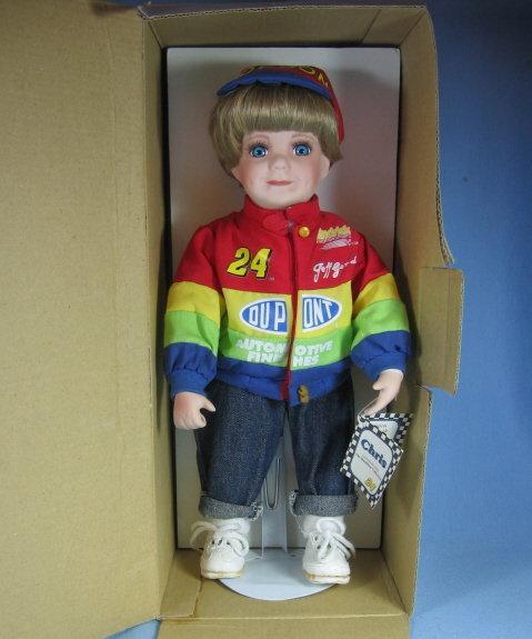 Jeff Gordon NASCAR Collectible TOY Porcelain CHRIS Doll MIB