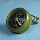 MARBLES Gladstone Brass Pin-on COMPASS - Vintage hunting camping sporting