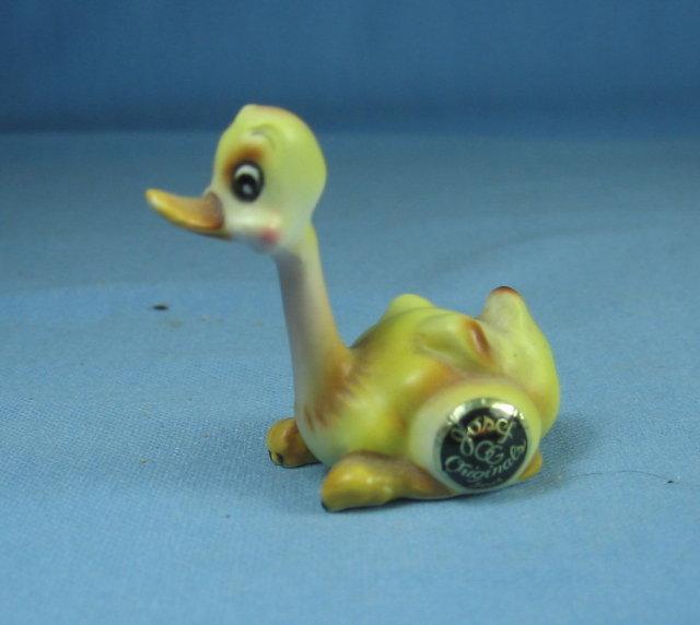 Josef Original Miniature Ostrich Figurine - porcelain