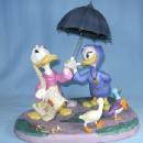 Walt Disney Fantasia 2000 LOOKS LIKE RAIN Donald Duck & Daisy Porcelain Sculpture MIB