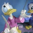 Walt Disney Fantasia 2000 LOOKS LIKE RAIN Donald Duck & Daisy Porcelain Sculpture MIB