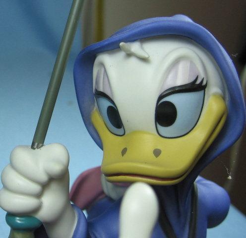 Walt Disney Fantasia 2000 LOOKS LIKE RAIN Donald Duck & Daisy Porcelain Sculpture MIB