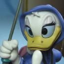 Walt Disney Fantasia 2000 LOOKS LIKE RAIN Donald Duck & Daisy Porcelain Sculpture MIB