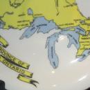 Queen Anne China ONTARIO Advertising Porcelain Cup & Saucer Set