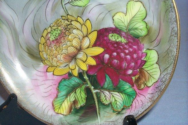 OCCUPIED JAPAN Flower Pattern Porcelain Cup & Saucer Set