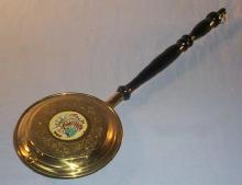 Brass WALES Handled Ashtray - Tobacciana