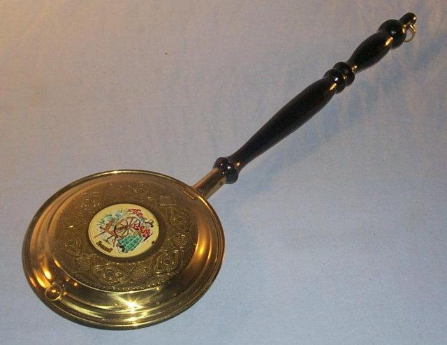 Brass WALES Handled Ashtray - Tobacciana